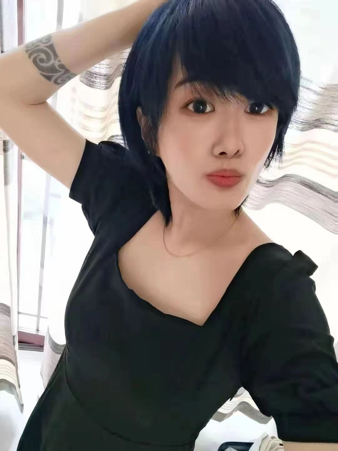 济南短发小少妇